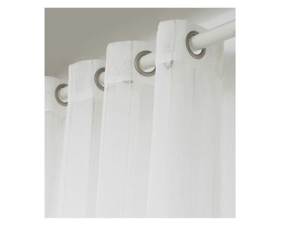 Imagen 2 del producto Cortina velo 140x230 cm deshilado blanco Cotidiana