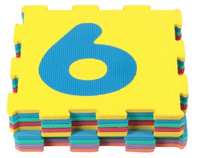 Foam mat 30x30 cm números Cotidiana