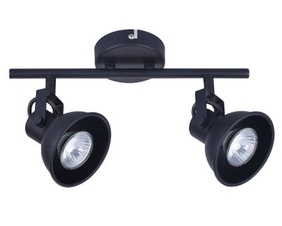 Spot 2L GU10 Aglaia negro Abitare