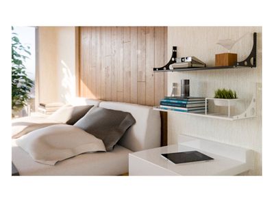 Imagen 2 del producto Repisa métalica 60x20 cm Click mondrian Ducasse