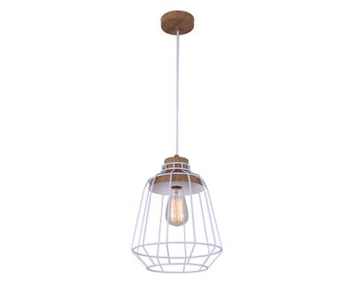 Lámpara colgar 1L E27 Alya blanco Abitare