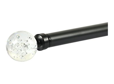 Imagen 2 del producto Barra extensible 120/210 cm cristal negro Cotidiana