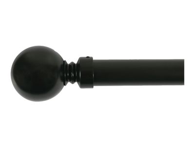 Imagen 1 del producto Barra extensible 120/210 cm esfera negro Cotidiana