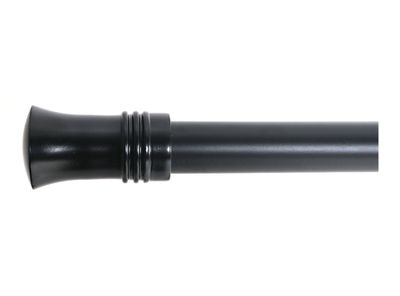 Barra extensible 120/210 cm tope negro Cotidiana