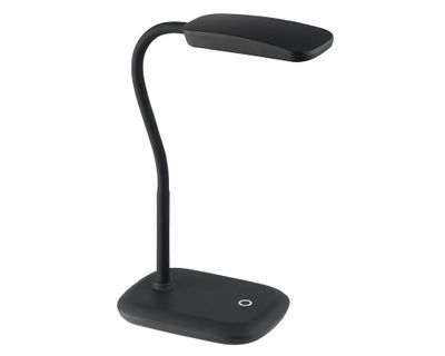 Lámpara escritorio LED 280 lúmenes Kozma touch negro Abitare