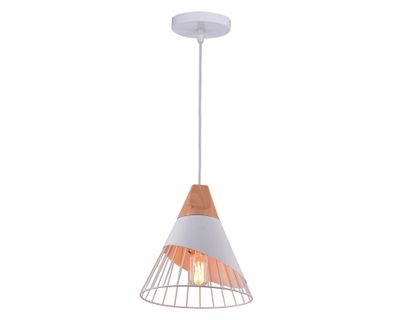 Lámpara colgar 1L E27 Altamura blanco Abitare