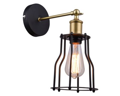 Imagen 2 del producto Aplique 1L E27 Aragona negro Abitare