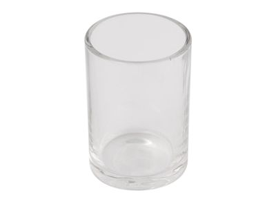 Portacepillo vidrio Clásico transparente Cotidiana