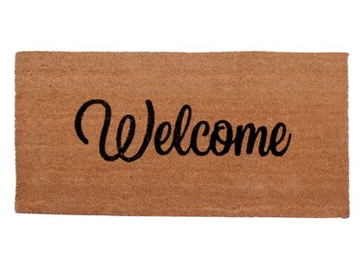 Limpiapiés coco 60x120 cm Welcome clásico Cotidiana