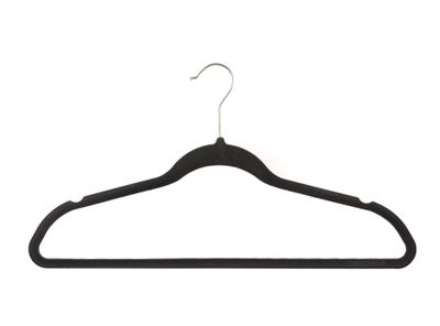 Imagen 2 del producto Colgador terciopelo gris 20 unidades