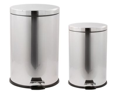 Imagen 1 del producto Basurero pedal 5.8 litros + basurero pedal 12 litros Cotidiana