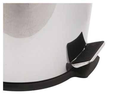 Imagen 2 del producto Basurero tapa y pedal 17.5 litros inox Cotidiana