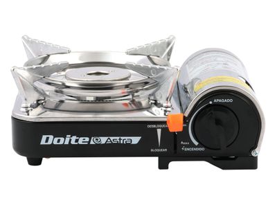 Imagen 2 del producto Cocinilla camping 1 quemador Astra + 4 latas gas Doite