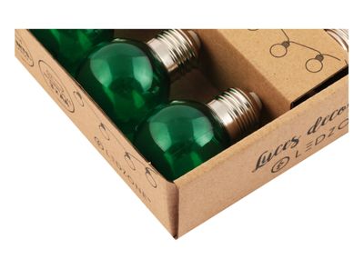 Imagen 2 del producto Guirnalda 10L ampolleta LED colores transparentes Ledzone