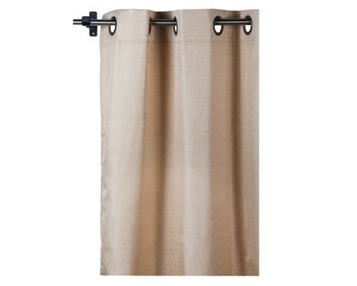Cortina blackout 140x220 cm térmico beige Jovial