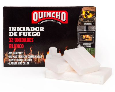 Iniciador de fuego blanco 32 unidades Quincho