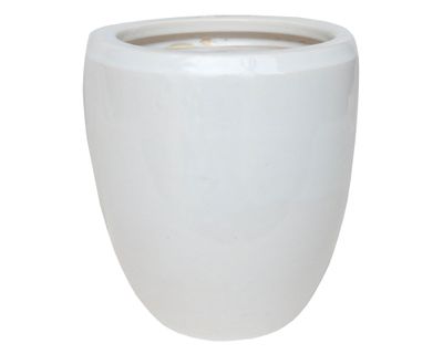 Macetero L Basic blanco Outzen