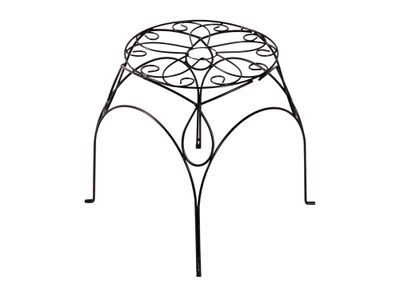 Soporte maceta negro Outzen