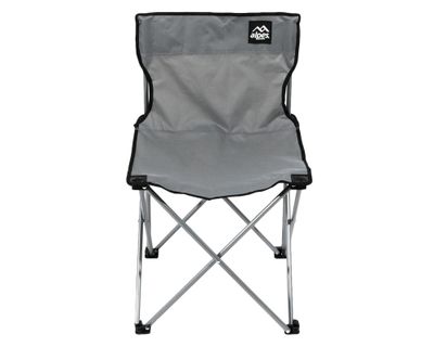 Silla camping básica gris Alpes