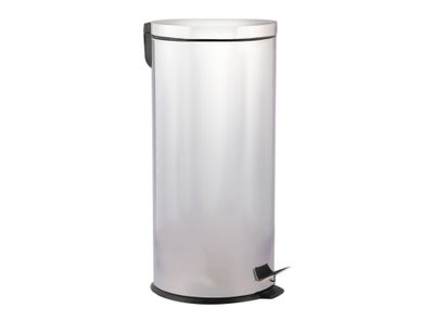 Imagen 2 del producto Basurero tapa y pedal 30 litros cierre lento inox Cotidiana
