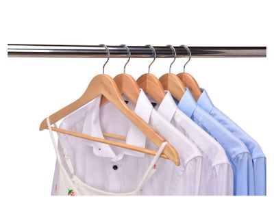 Imagen 2 del producto Colgador madera natural 3 unidades