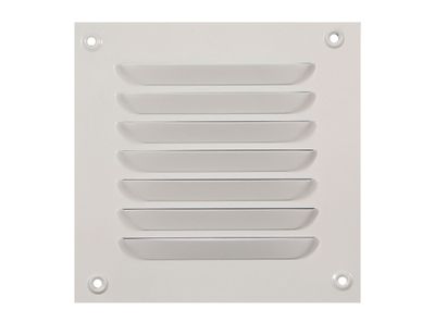 Ventilación 15x15 cm aluminio esmaltado blanco