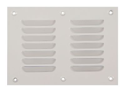 Ventilación 15x20 cm aluminio esmaltado blanco