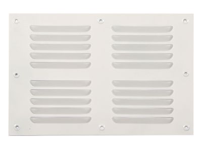 Ventilación 20x30 cm aluminio esmaltado blanco