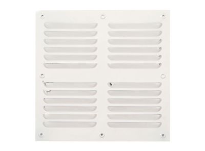 Imagen 1 del producto Ventilación 25x25 cm aluminio esmaltado blanco
