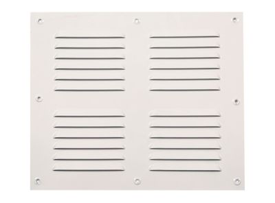 Ventilación 25x30 cm aluminio esmaltado blanco