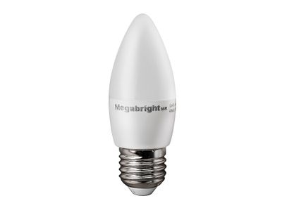 Ampolleta LED 5W C37 vela Megabright