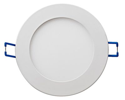 Foco embutido redondo led 6W 11.5 cm luz cálida blanco