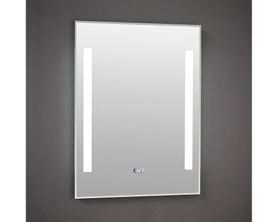 Imagen 2 del producto Espejo LED con reloj 60 cm