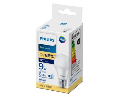Imagen 2 del producto Ampolleta Led 9W E27 luz cálida EcoHome