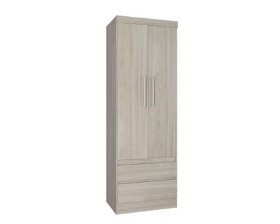 Imagen 2 del producto Combo Clóset 2 puertas 2 cajones + Velador 2 cajones crema