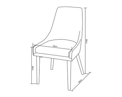 Imagen 2 del producto Silla Dining 2.0 café M+Design