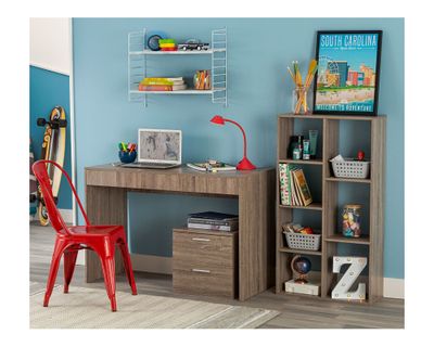 Imagen 2 del producto Escritorio + librero + cajonera 2 cajones M+Design