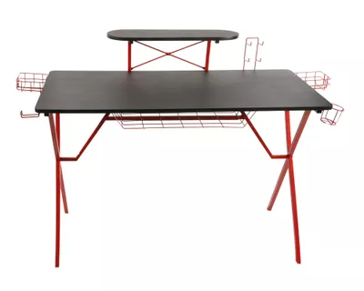 Escritorio Gamer rojo/negro M+Design