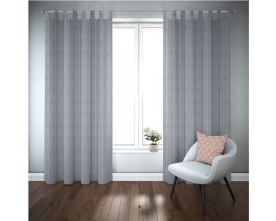 Cortina velo 140x230 cm Line gris Cotidiana