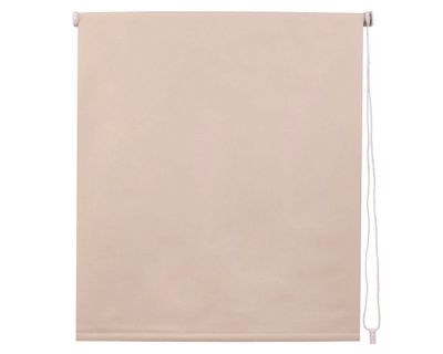 Cortina roller blackout 80x165 cm liso beige Cotidiana