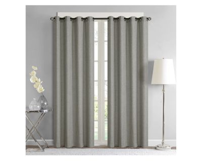 Cortina café 140x230 cm 2 unidades