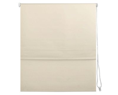 Imagen 1 del producto Cortina roller doble blackout 80x165 cm liso beige Cotidiana