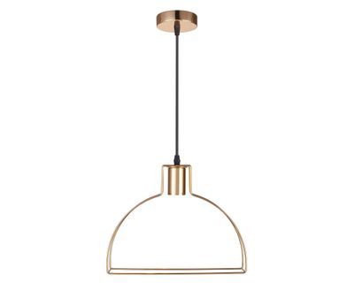 Lámpara colgar 1L E27 Edge dorado Abitare