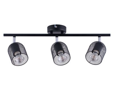 Imagen 1 del producto Spot GU10 3L Rejilla negro