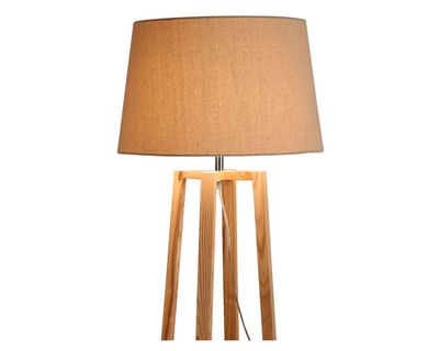 Imagen 2 del producto Lámpara pie 1L E27 geométrica natural Abitare