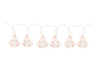 Guirnalda LED decorativa 10L cobre Ledzone