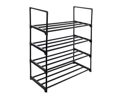 Imagen 2 del producto Organizador zapatos 4 niveles negro Cotidiana