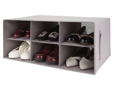 Caja organizadora zapatos 6 espacios Cotidiana
