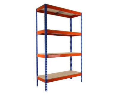 Repisa 4 niveles naranjo/azul Simonrack