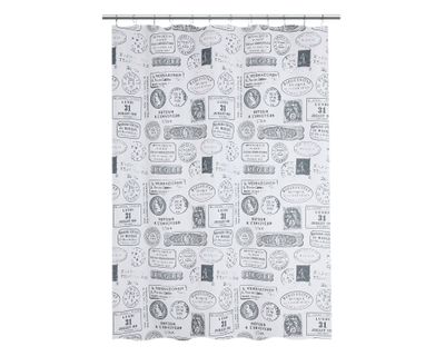 Cortina baño 180x180 cm Stamp Cotidiana